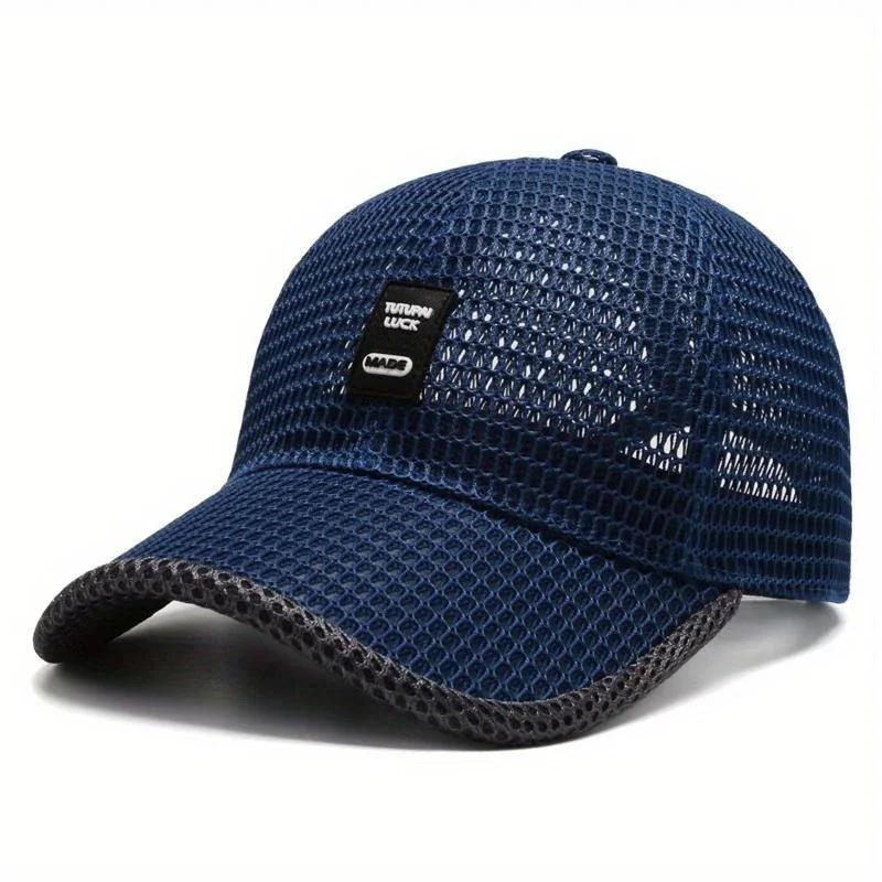 Summer Mesh Baseball Cap for Men Adjustable Breathable Caps Quick Dry Running Hat Baseball Cap for Men Women Outdoor Sports