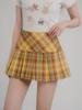 Spring & Summer Sexy Retro Plaid JK Pleated A-Line Skirt