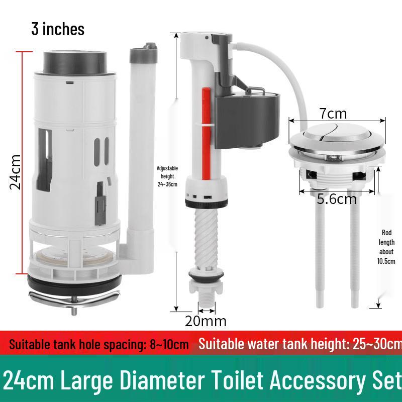 YouShu Toilet Tank Inlet and Drain Valve Set