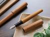 WANCHER Sekaiju Fountain Pen Teakwood Barrel Carefully Selected from the Finest Woods Fountain World's [Wancher Pen] (B Bold)