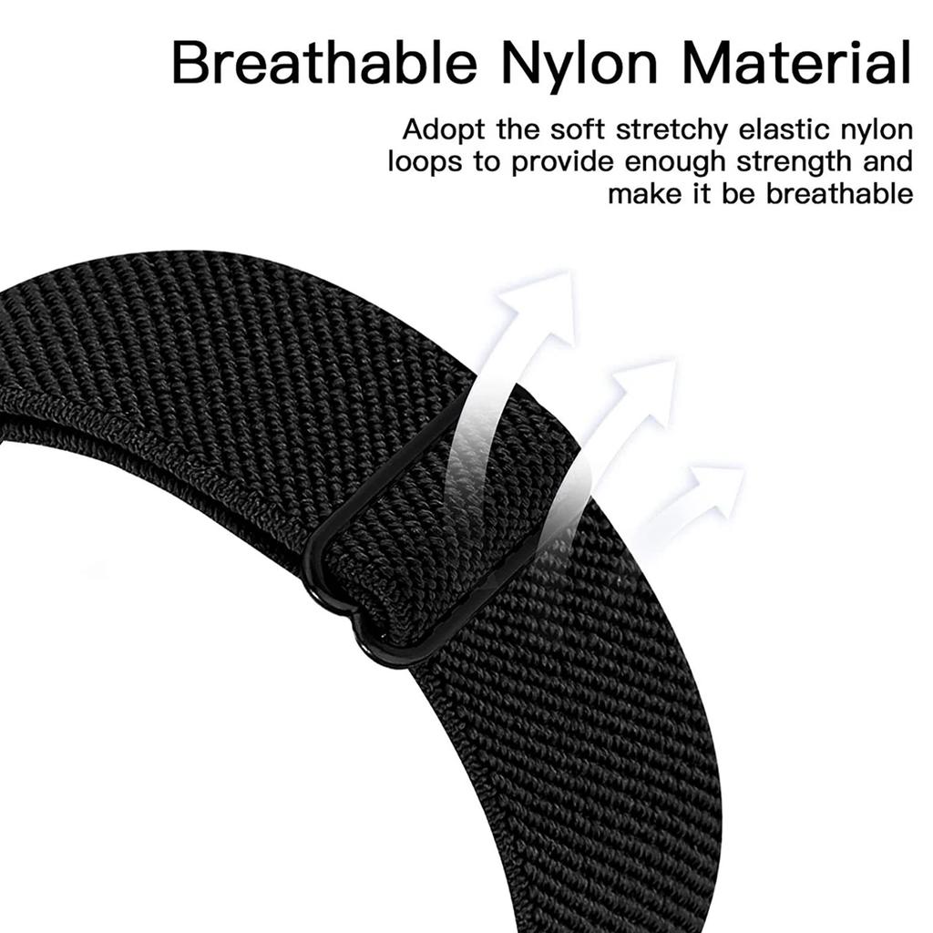 Nylon Strap for Xiaomi Mi Band 8 Pro/9 Pro Sports Elastic Replacement Bracelet WristBand Correa for Redmi Watch 4 Accessories