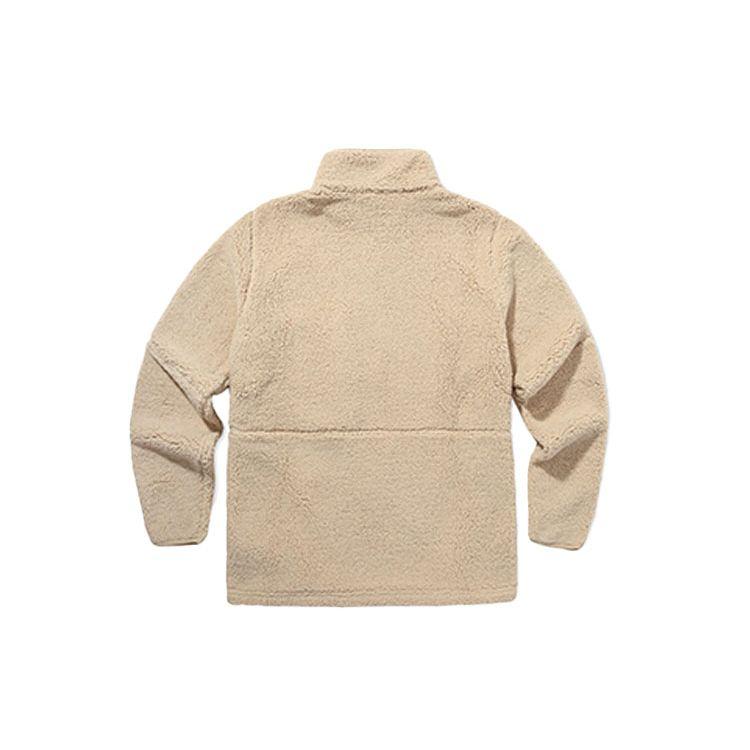 Columbia Casual Warm Lambswool Stand Collar Jacket Men Jackets Beige AE0790-271