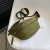 Borsa a Vita Casual alla Moda Marsupio da Fianco Borse a Cintura da Donna Street Grande Capacità Marsupi da Vita in Nylon Borsa a Tracolla Unisex Hip-Hop da Petto