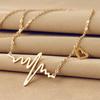 New Minimalist Pendant Women's Necklaces Cross Leaf Silver Color Knot Design Female Neck Jewelry Infinity Multilayers Collares