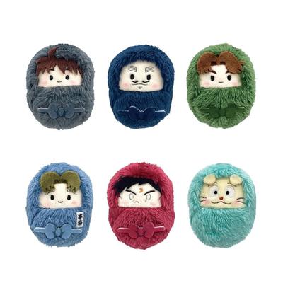 TV Anime Nintama Rantaro Kurumi Mitappinui Vol.5 6-Piece Box Complete Set of Plush Toys Hansuke Doi, Denzo Yamada, Rikichi Yamada, Shusaku Komatsuda,