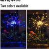 Waterproof Solar Fireworks String Lights for Outdoor Courtyard, Garden, or Lawn Decoration