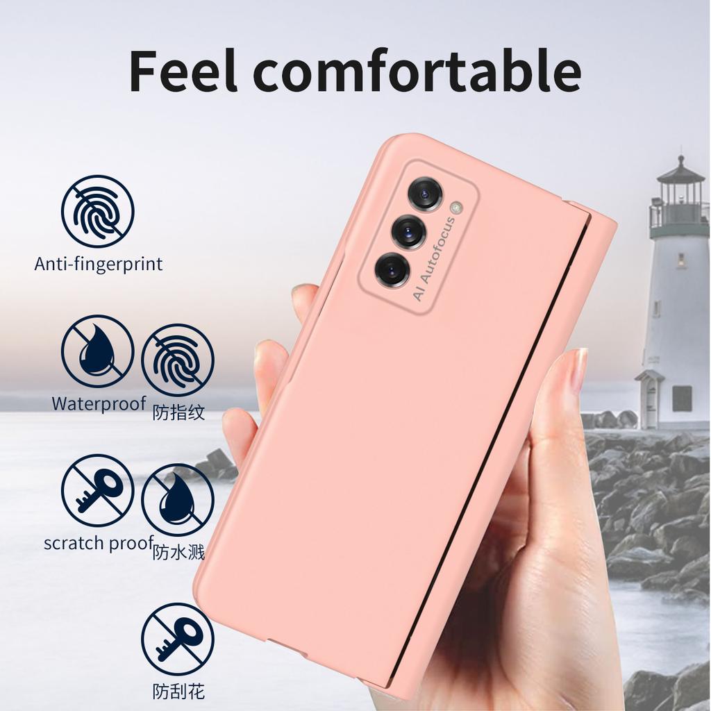 Non-Slip Zfold3 Fold4 Full Protection Case for Samsung Galaxy Z Fold4 Fold3 Fold 4 5G Fold2 Fold 3 2 Tempered Glass Film S Pen