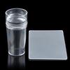 2 In 1 Clear Jelly Nail Art Stamping Kit Soft Stamper + Scraper Manicure Tool
