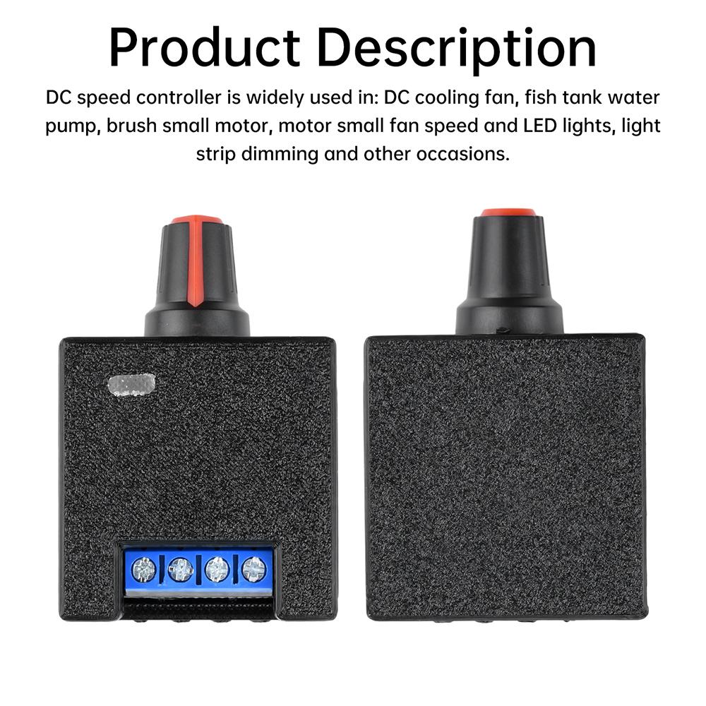 DC 5-12V 2A PWM Speed Controller Computer Violent Fan Motor Modification DIY Water Cooling Radiator Speed Controller Module