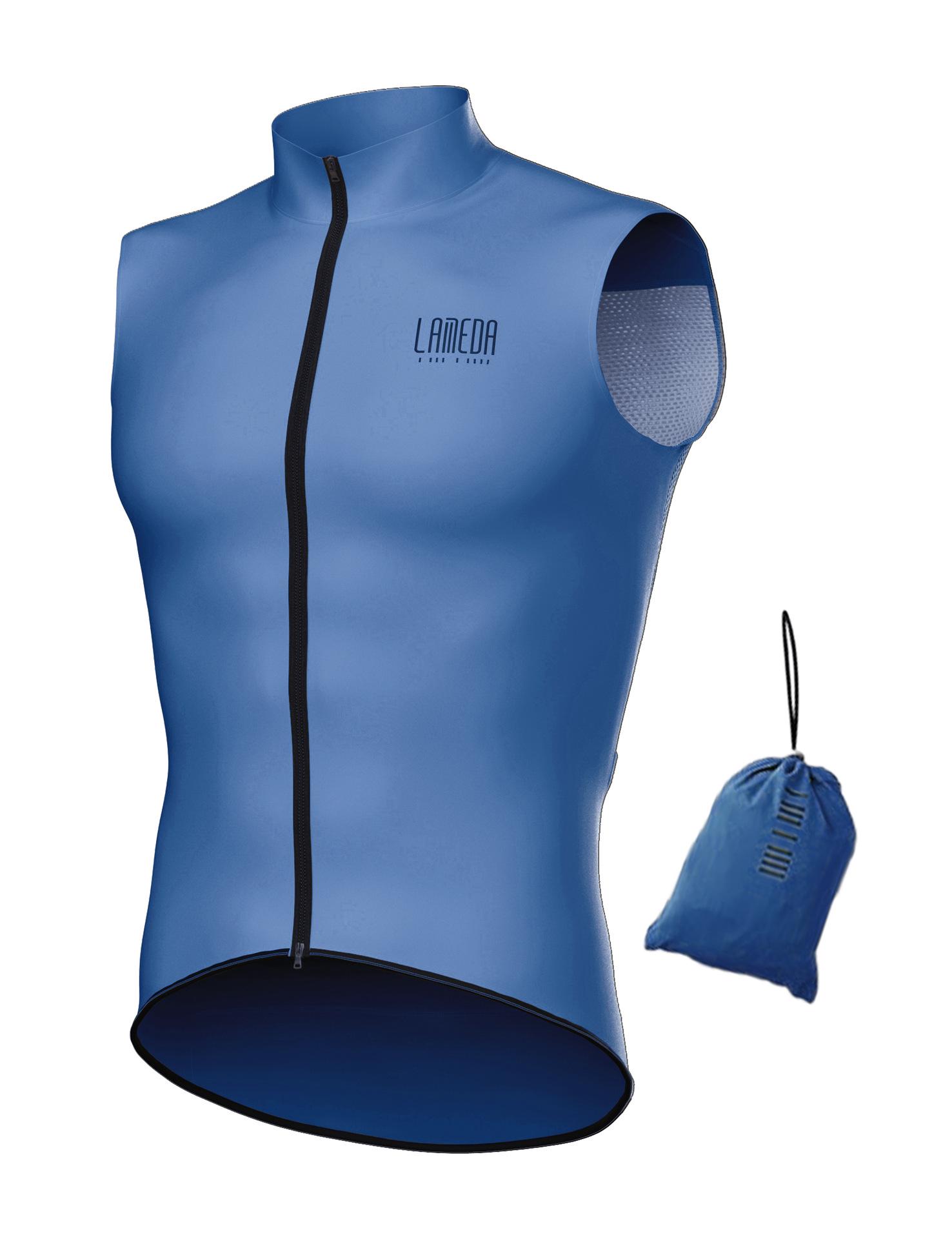 

Lampaida Unisex Windbreaker Vest: Sweat-Absorbent, Quick-Dry Cycling Jersey for Spring/Summer. XL
