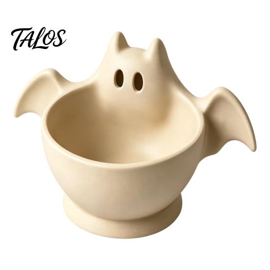 Jewelry Desktop Organizer 3D Printed Halloween Ghost Bowl, Trick or Treat Snack Candy Nut Bowl Serving Decorative Storage Tray Dish, Party Supplies