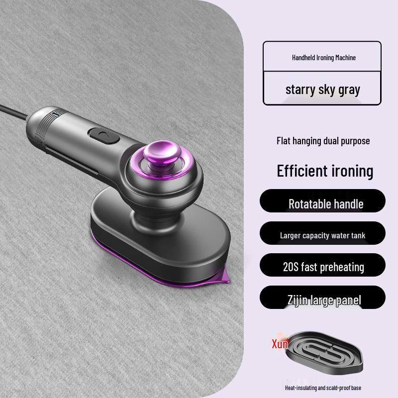 

Compact Handheld Garment Steamer and Iron for Home & Dorm Use CN 220V серый