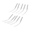 10Pcs Blindstitch Curve Sewing Needle Size 10 70 Smoothing Steel Sturdy LWX6T Sewing Needles for Repair Replacement