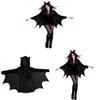 Halloween Bat Cosplay Costume For Women And Girls With Polyester Fabric For Themed Parties