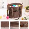 Crochet Bag Yarn Storage Bag Knitting Bag for Crochet Yarn Hook Needle Knitting Project Bag Travel Craft Project Bag