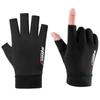 Ice Silk Fingerless Sun Protection Gloves for Men & Women: Ideal for Summer Cycling, Fishing, and Driving