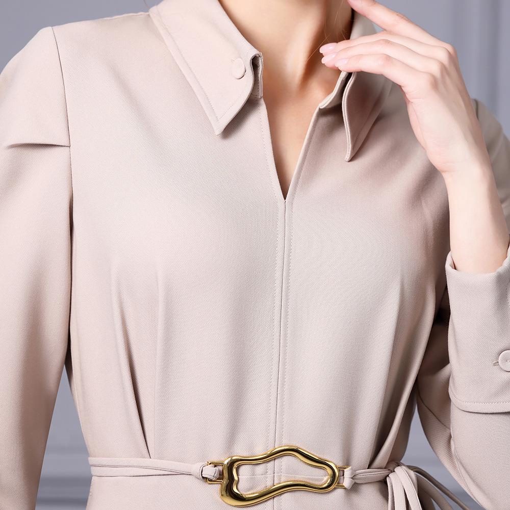 Zhili Elegantní zeštíhlující dlouhá sukně - Jarní kolekce 2025 pro formální příležitosti