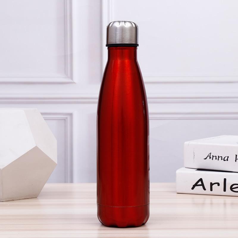 

Бутылка кока-колы термос кружка из нержавеющей стали для боулинга на открытом воздухе кружка для воды 500 мл 500ml красный