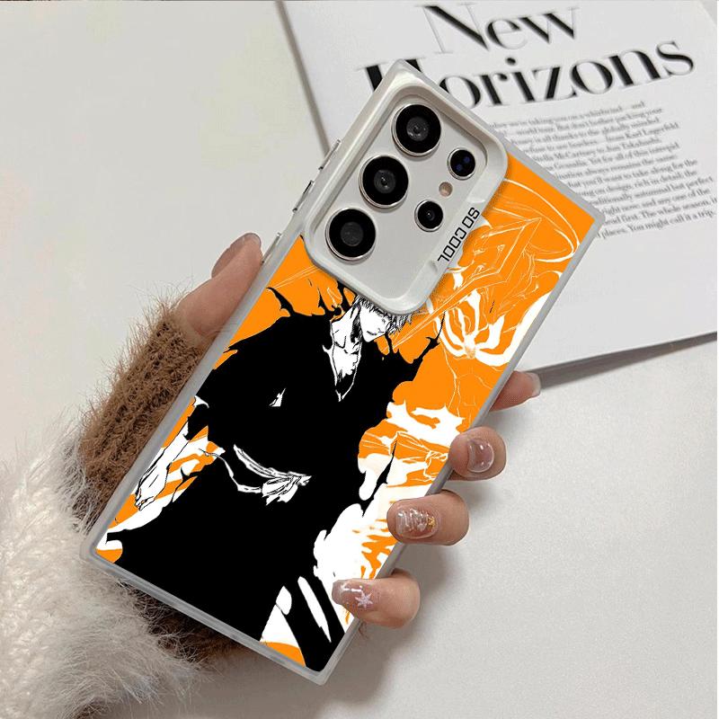 Bleach Kurosaki Ichigo Soft Phone Case for Samsung Galaxy S24 S25 FE S26 Edge S23 Ultra S22 Plus S21 + Shockproof Cover Back She