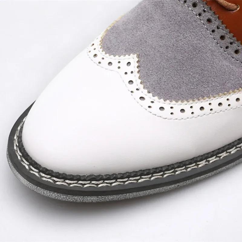 Fashion Classic PU Patent Leather Shoes for Men Casual Business Shoes Lace Up Formal Office Work Shoes for Male Party Wedding Oxfords