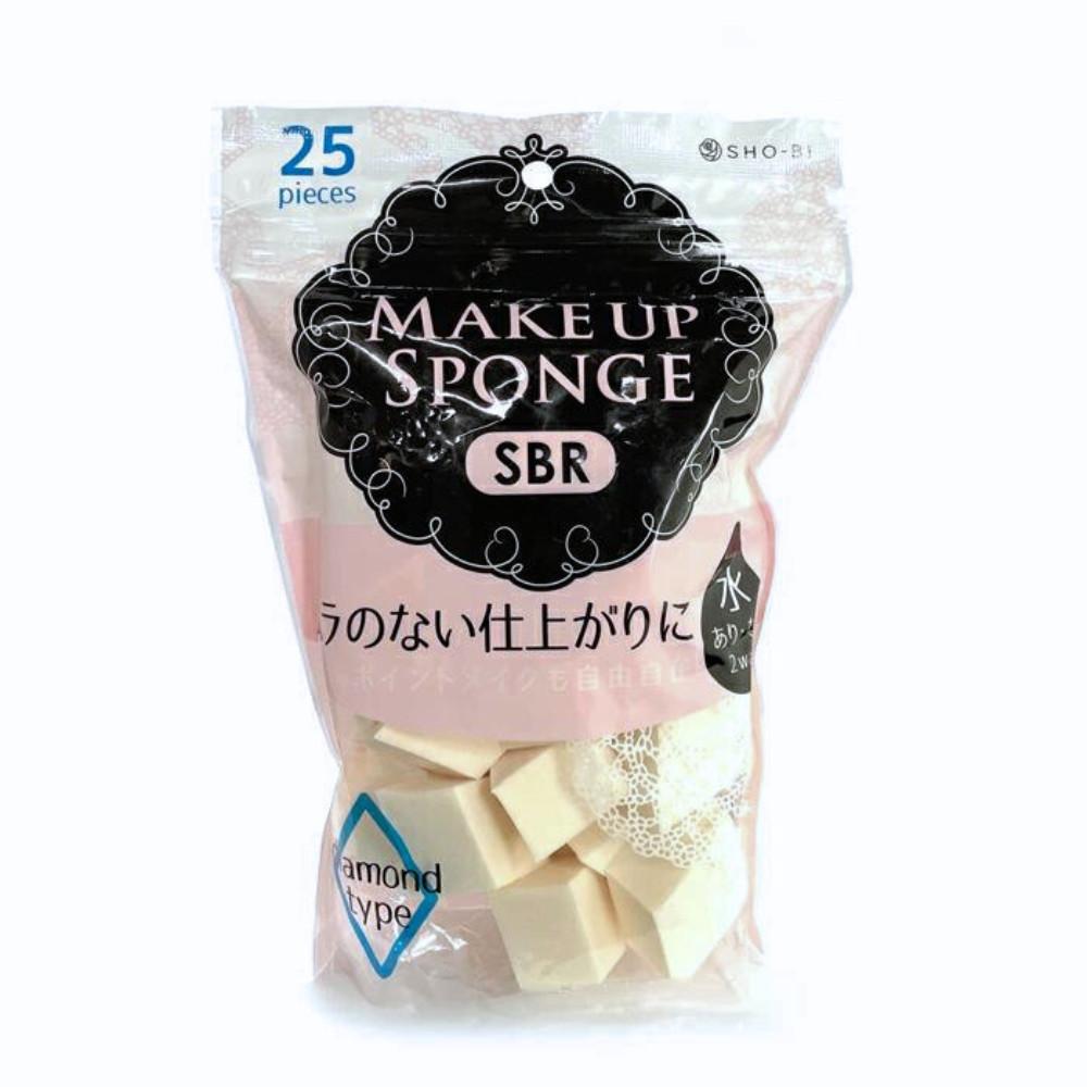 

SHOBI Makeup Sponge SBR Diamond Base Shape 25pcs Diamond Shape 25pcs