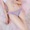 Atmungsaktive Spitzen-Netz-Tanga mit niedrigem Bund, nahtlos - Transparente Damen-Slips 5016