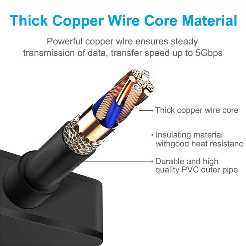 USB C HUB USB 3.0 Type C 4 Port Multi Splitter Adapter OTG for Macbook HUB Pro 13 15 Air Mi Pro for HUAWEI Computer Accessories