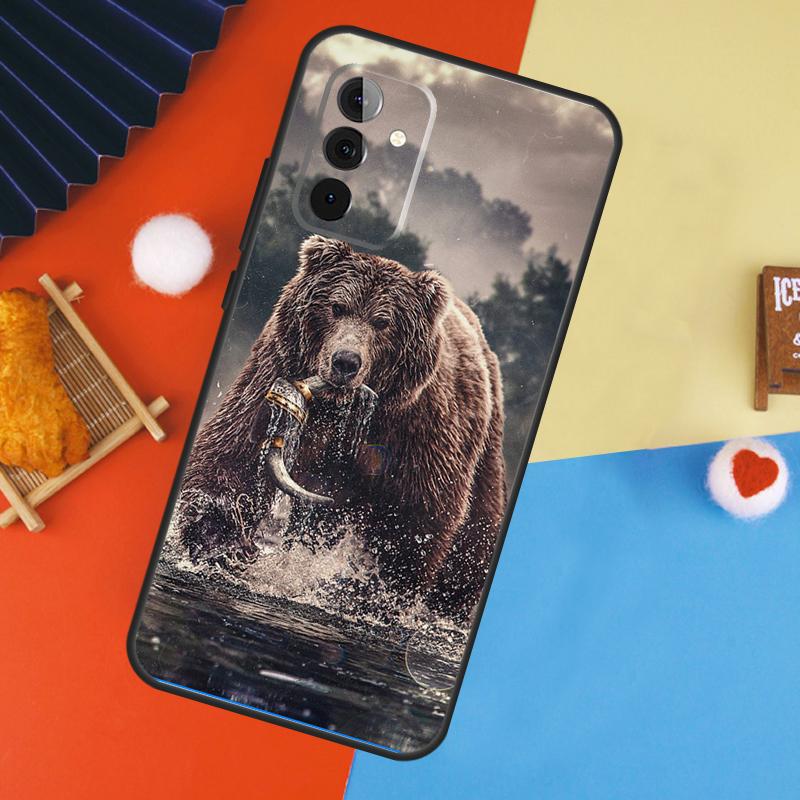 Grizzly Bear Case For Samsung Galaxy A54 A34 A14 A15 A35 A55 A52 A32 A12 A51 A71 A13 A23 A33 A53 Cover