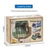 3D Dinosaurier Explodierendes Buch und Astronaut Schlüsselanhänger Schloss - Pädagogisches, Kreatives Dekorationsobjekt zur Entspannung