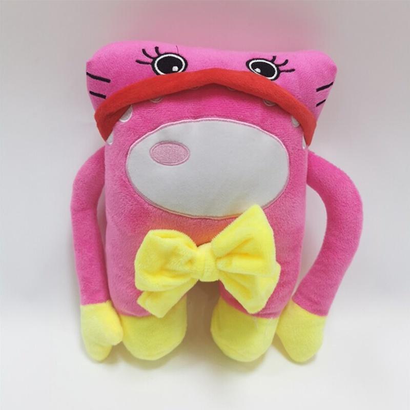 

Poppy Playtime Хагги Вагги Подушка Плюшевая Игрушка Мягкие и Очаровательные Мягкие Куклы розовый