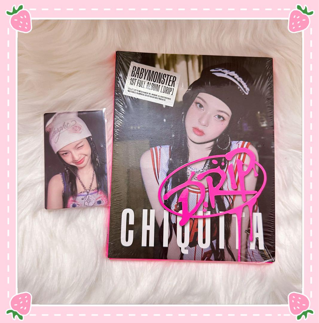 

[USED] BABYMONSTER DRIP Album Chikita CD Bonus A Trading Card