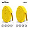2Pair Double-layer elastic 8mm Flat Shoelace Shoes Accessories No Tie Shoe laces Quality Elastic Laces Sneakers Tennis Shoelaces