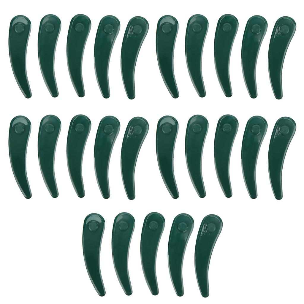 25Pz Lama in Plastica per Tosaerba Dente Piatto in ABS Pulizia Casa Taglio Rapido Separato Lama in Plastica per