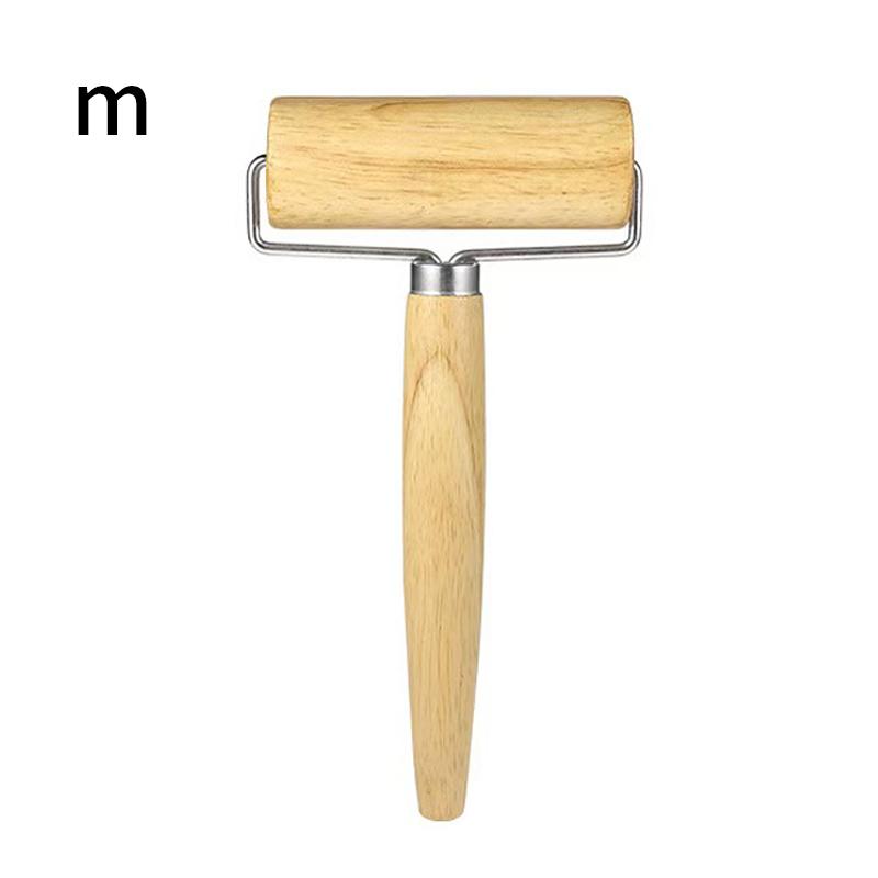 1 buc. Rola de lemn pentru aluat; acasă; lansetă de bambus cu vârf; lemn de fag antiaderent pentru copt