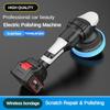 21V Wireless Portable Electric Polisher Household Rechargeable Auto Waxing Machine Car Beauty Polishing Machine