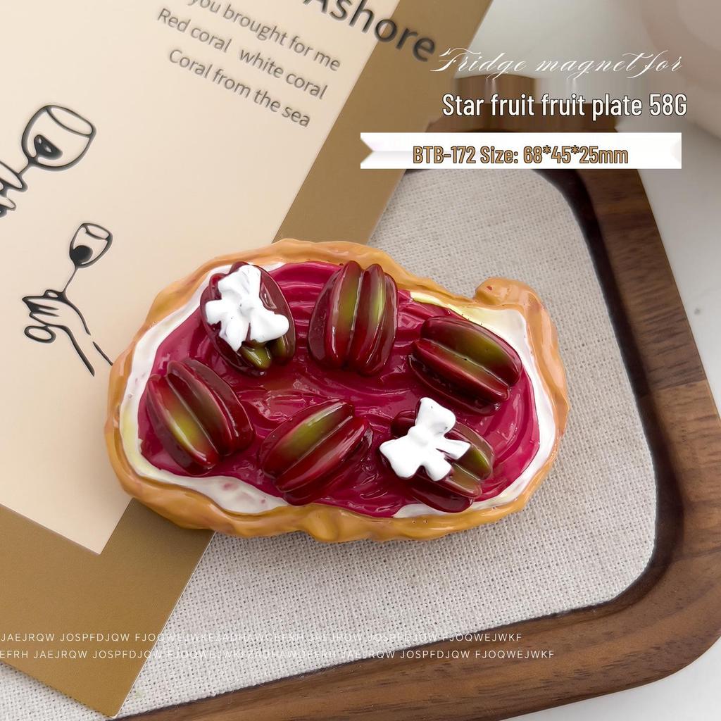 3D Chinese Style Food Magnet: Lobster & Noodles Hot Pot with Mantis Shrimp Sticker