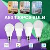 100PCS B22 LED Bulb 230V 220V Lamps 3W 8W 9W 10W 12W 15W 18W 24W Daylight Bombilla Leds Lampadas Living Room Home Luminair