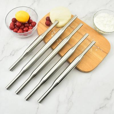 Stainless Steel Rolling Pin Non-stick Pastry Dough Roller Baking Pizza Noodles Dumplings Cookies Making Tool Kitchen Accessories