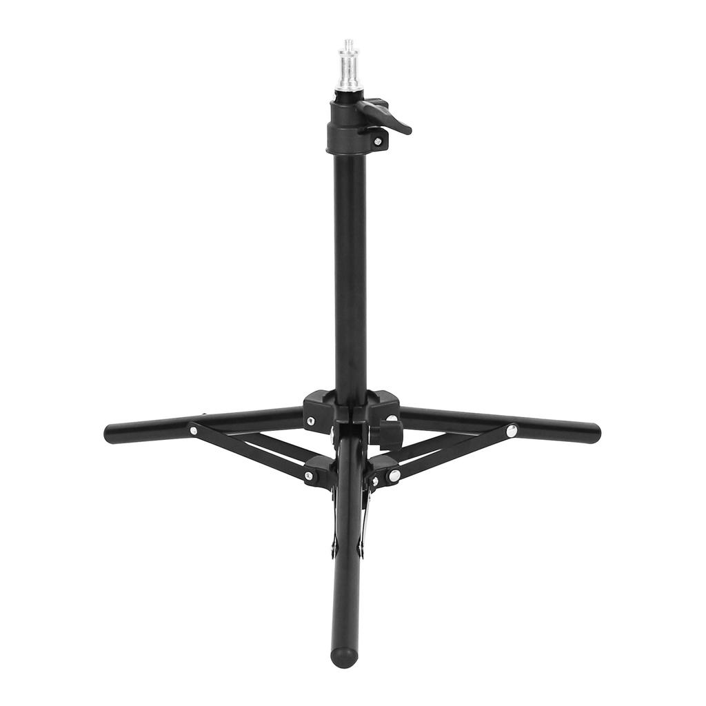 Adjustable Video Light Stand Tripod Stand 2 section 50cm Payload 1.5KG with Universal 1 4 inch Interface for Video LED