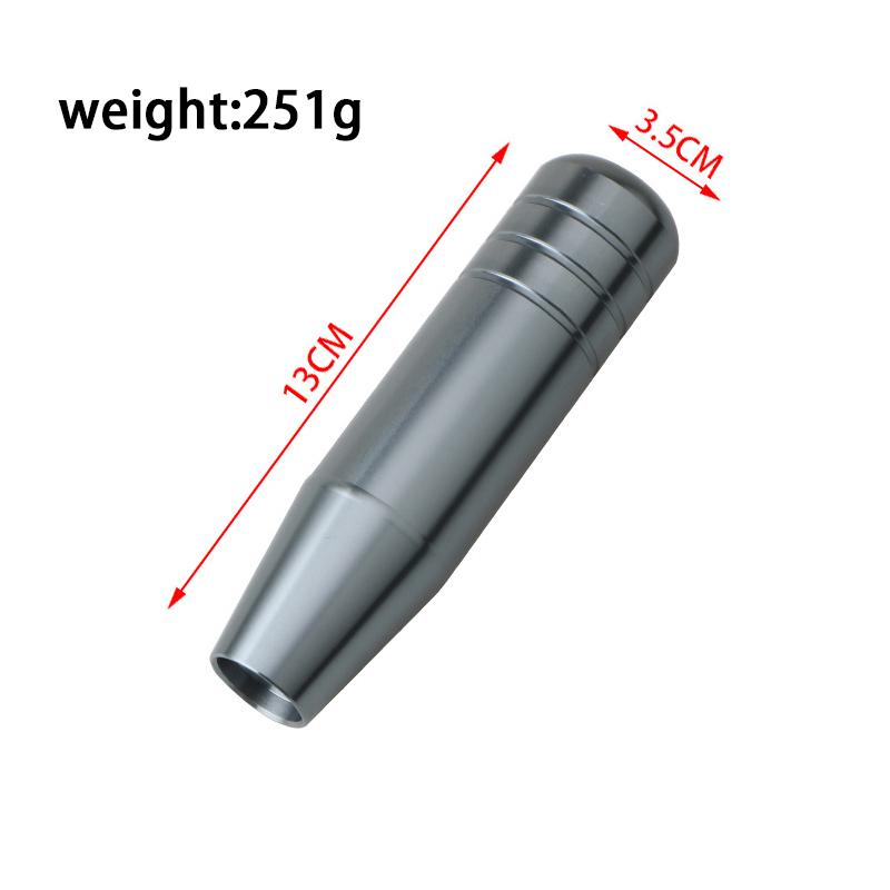 

Универсальная автоматическая 13 см длина механическая коробка передач алюминиевая ручка переключения передач гоночный автомобиль ручка переключения передач с 3 адаптерами серый