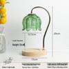 Luxury Glass Aroma Wax Melt Lamp - Fragrance Candle Light for Bedroom, Bedside Table, or Desk. Ideal Decorative Gift.