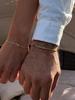 Liebesknoten Armbänder in 14K Gold Edelstahl, Partner Best Friend Armband, Geburtstagsgeschenk für BFF, Zierlicher Freundschaftsschmuck