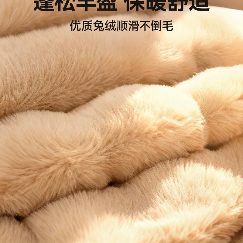 Cat nest cushion cat blanket winter sleeping pet cat blanket warm kennel winter thickened rabbit down sleeping mat