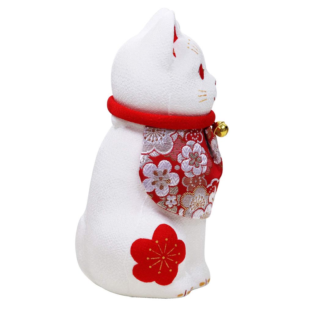 Osaka Choseido Celebrates Good Luck Brings Includes Original Wooden Tag Maneki-neko Figurine, Chirimen, Keiju, Charm, Fortune,