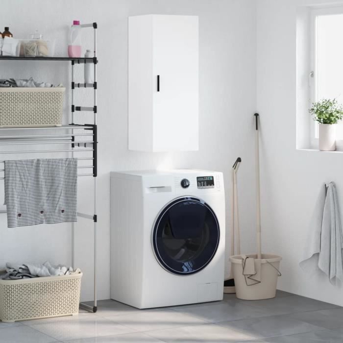 VidaXL Wall Cabinet White 34.5x34x90 Cm 828868