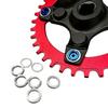 10 pz Rondelle Leggere per Pedivelle Spaziatori Metallici per Movimenti Centrali Durabilità Accessori per Bici