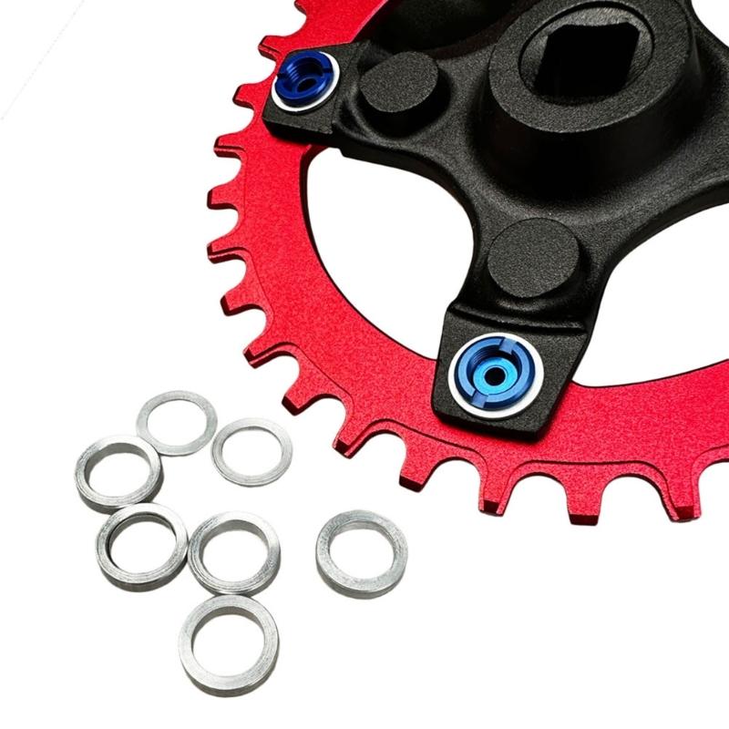10 pz Rondelle Leggere per Pedivelle Spaziatori Metallici per Movimenti Centrali Durabilità Accessori per Bici