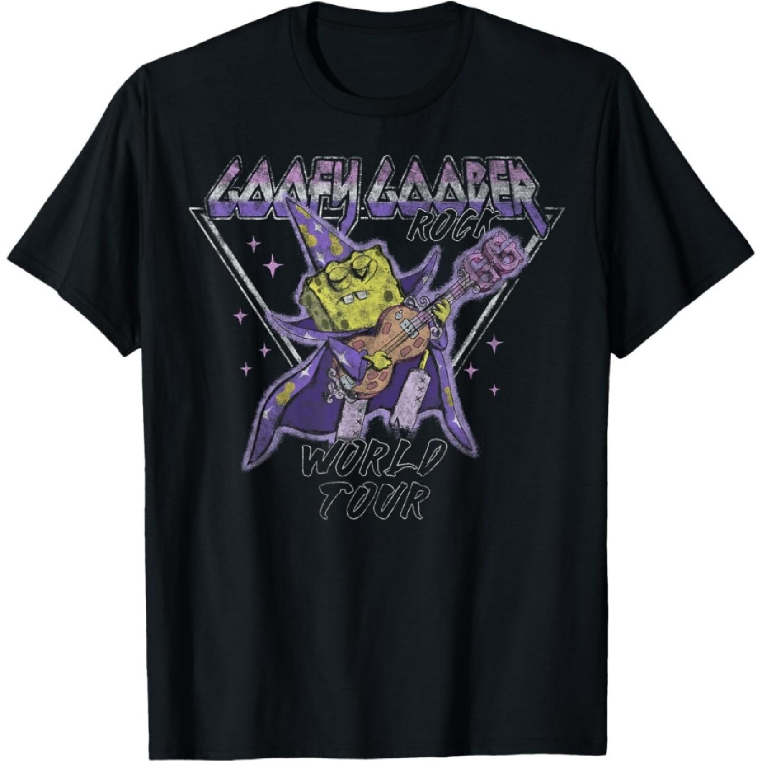 Футболка SpongeBob SquarePants Goofy Goober Rock World Tour S