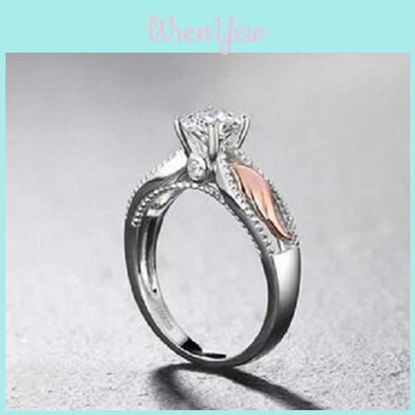 Wunderschöner Damenschmuck Blumiger Ring Zeitloses Design Perfekt Für Hochzeit Und Partys