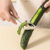 huaqianguhh 3-in-1 Vegetable Peeler, Stainless Steel Ergonomic Peeler for Elderly, Manual Bottle Opener Sharp Blade